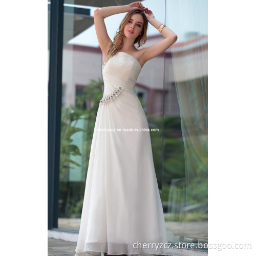 White Evening Dress (30546)